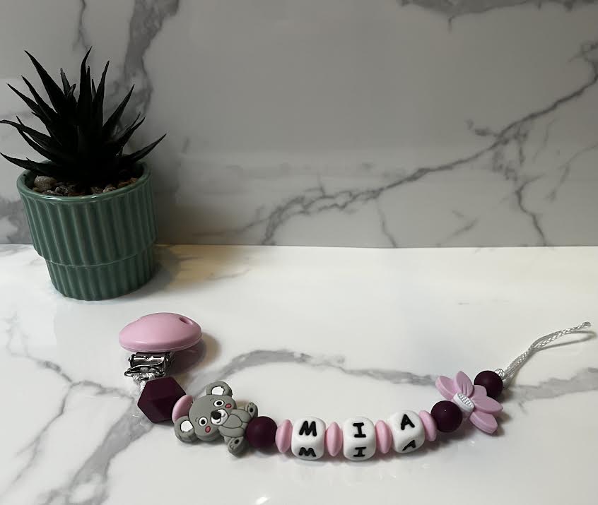 attache tétine koala